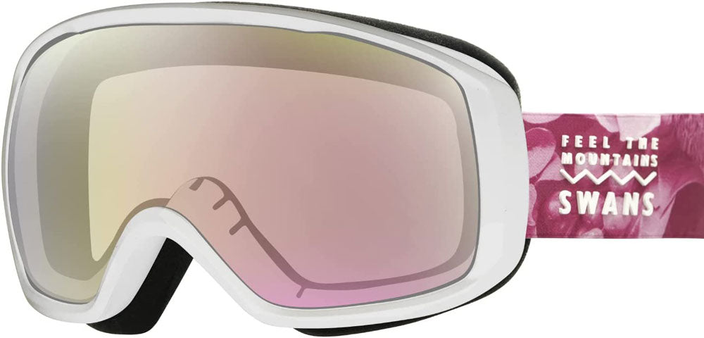 Adult Glasses Compatible Mirror Lens Snow Goggles for Skiing and Snowboarding