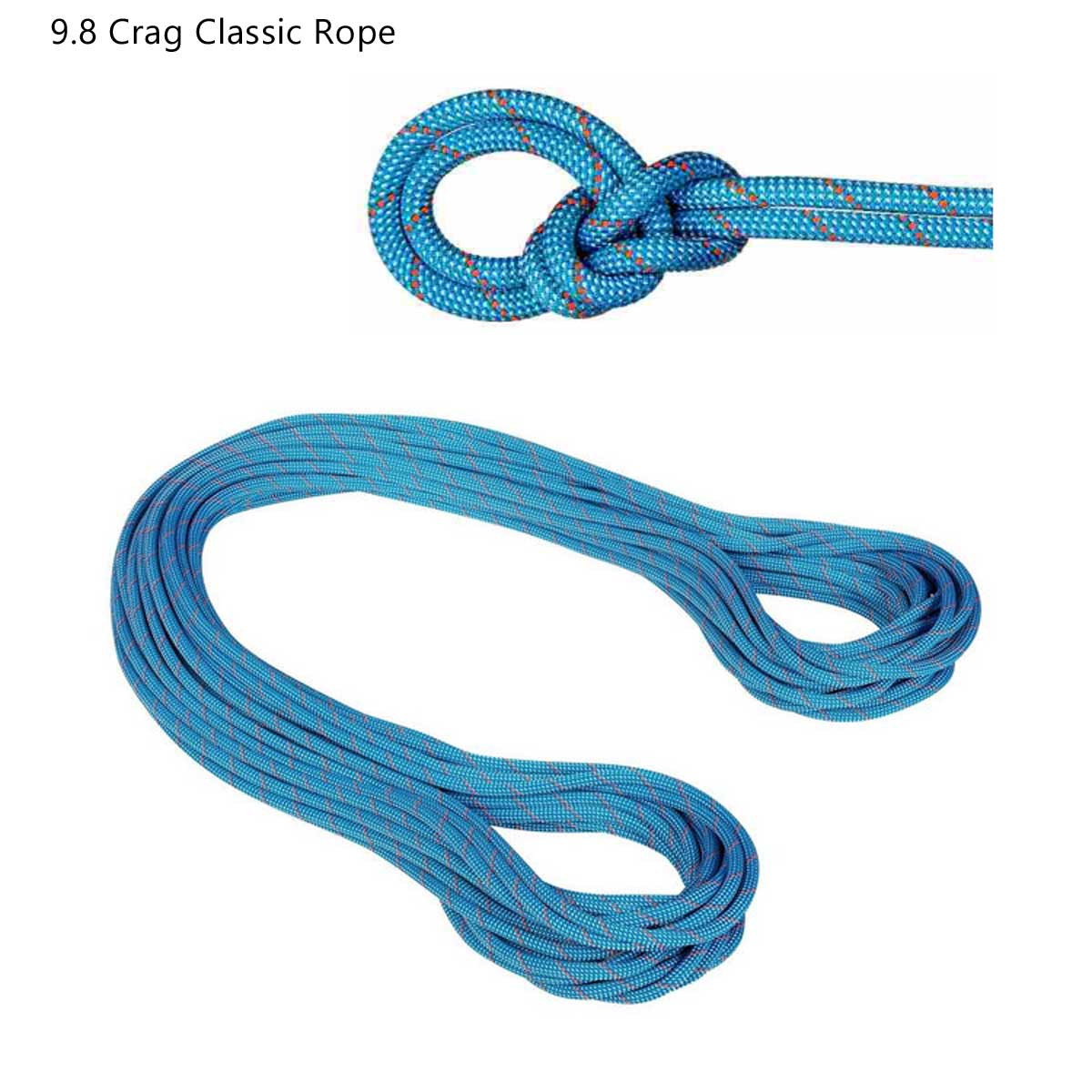 9.8 Crag Classic Rope 50m Climber Rope Single