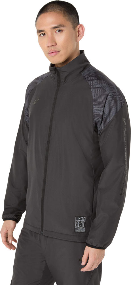 裏トリコットグラフィックウインドブレーカージャケット メンズ ブレーカー ジャケット