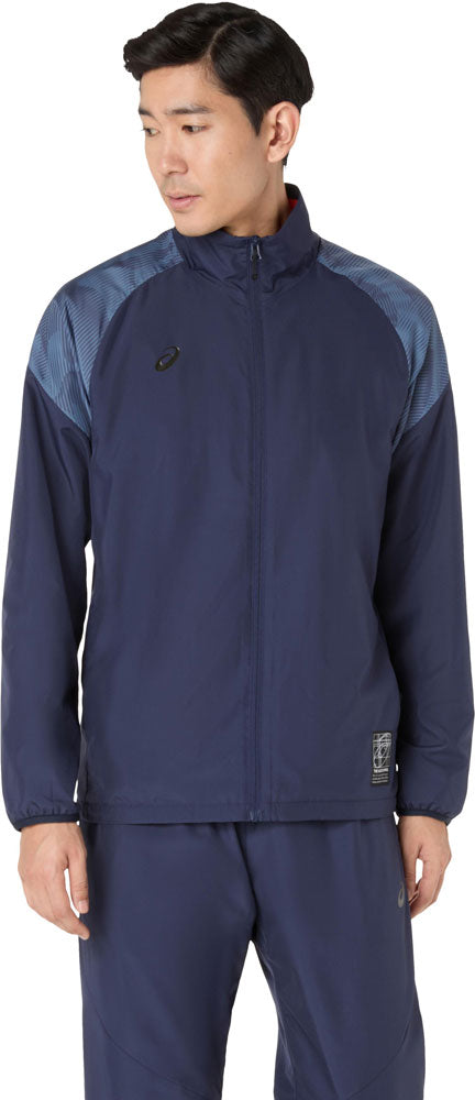 裏トリコットグラフィックウインドブレーカージャケット メンズ ブレーカー ジャケット