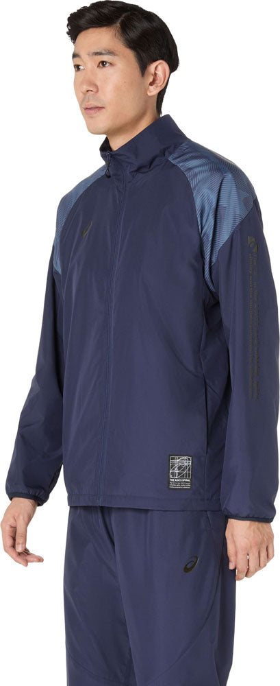 裏トリコットグラフィックウインドブレーカージャケット メンズ ブレーカー ジャケット