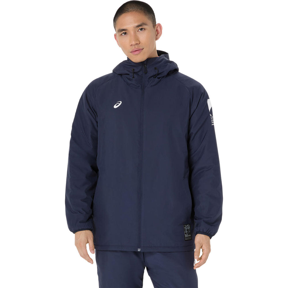 中わたウインドブレーカーフーディー メンズ ブレーカー ジャケット アウター