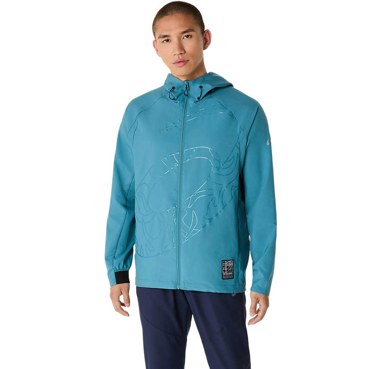 トレーニングジャケット クールアクティモーションクロスフーディージャケット メンズ