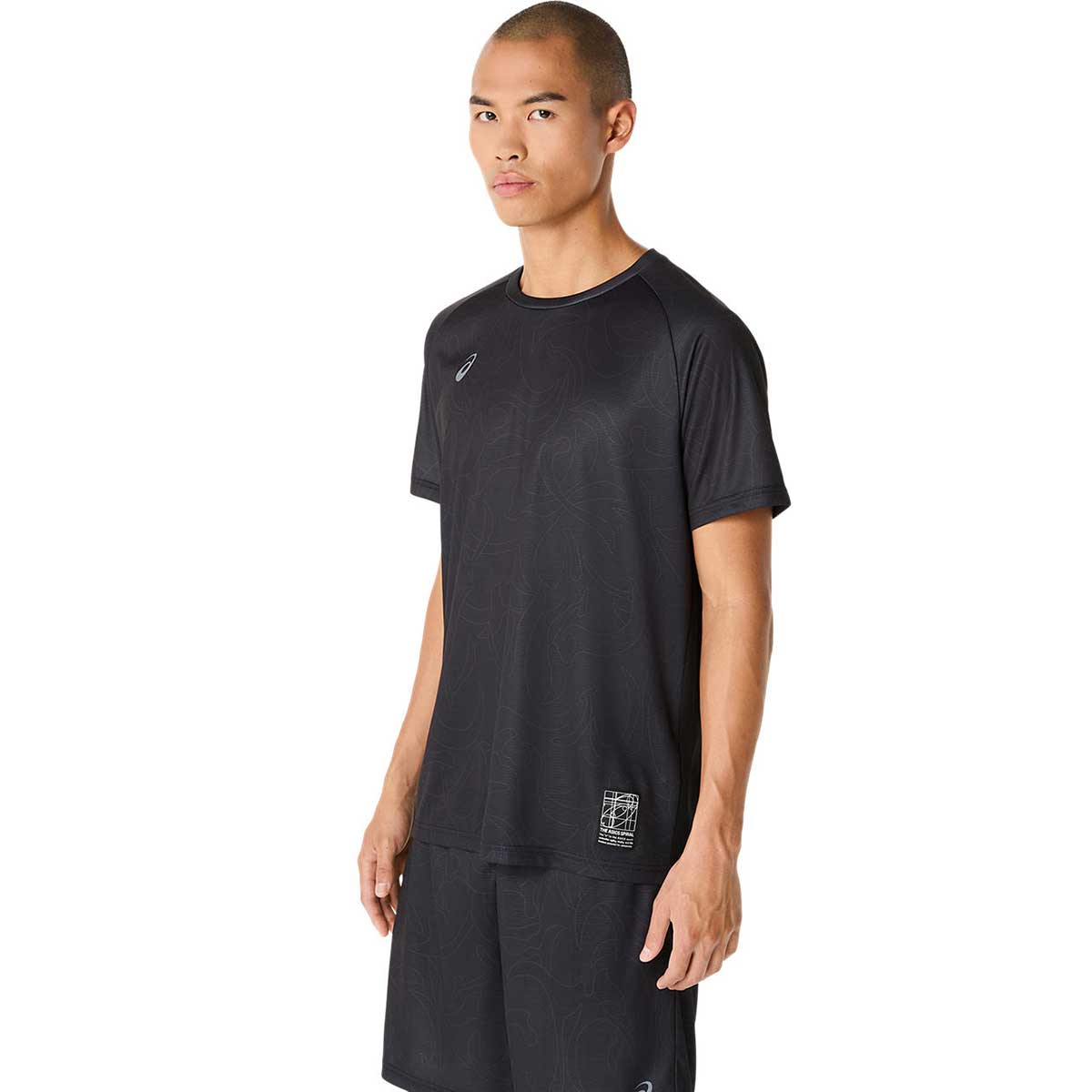 トレーニング半袖トップス ドライグラフィック半袖シャツ 吸汗速乾 半袖Tシャツ メンズ