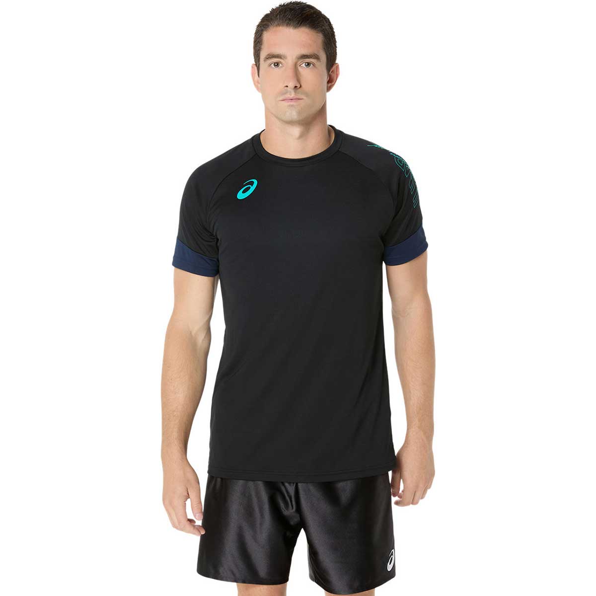 バレーボール半袖トップス プラクティス半袖シャツ(袖切替)