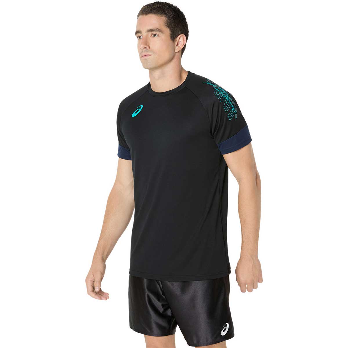 バレーボール半袖トップス プラクティス半袖シャツ(袖切替)