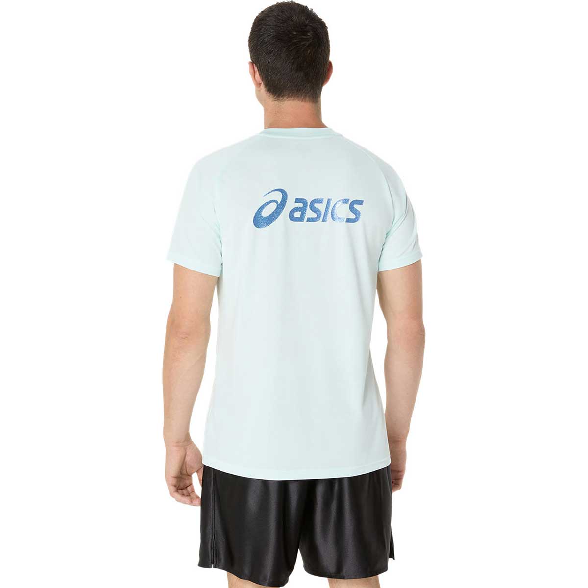 バレーボール半袖トップス プラクティス半袖シャツ(背面ビックロゴ) メンズ