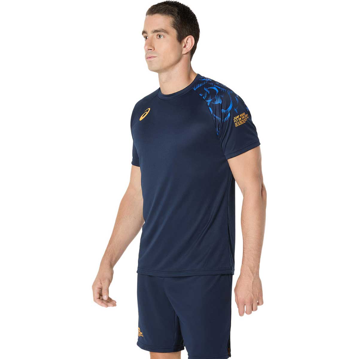 バレーボール半袖トップス トップラインファミリー半袖シャツ メンズ プラシャツ