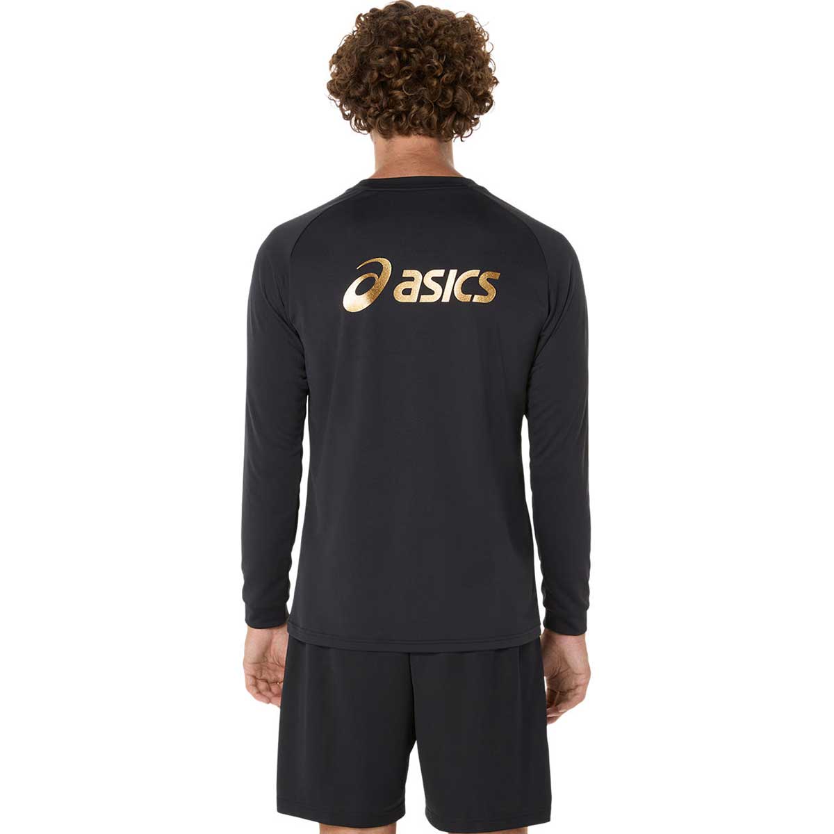 バレーボール長袖トップス プラクティス長袖シャツ(背面ビックロゴ) メンズ