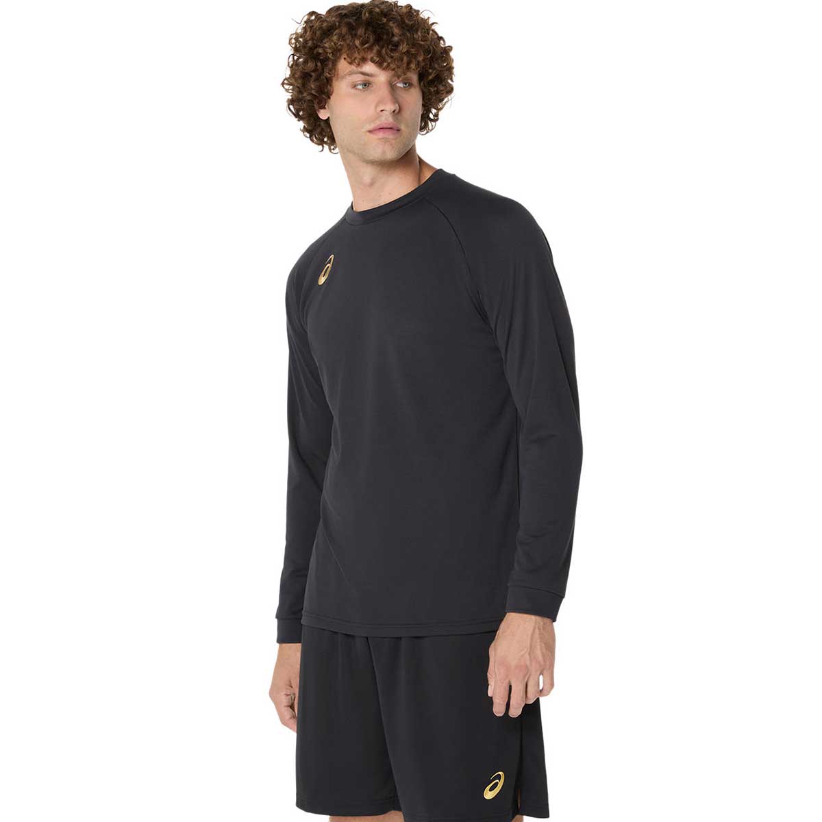 バレーボール長袖トップス プラクティス長袖シャツ(背面ビックロゴ) メンズ