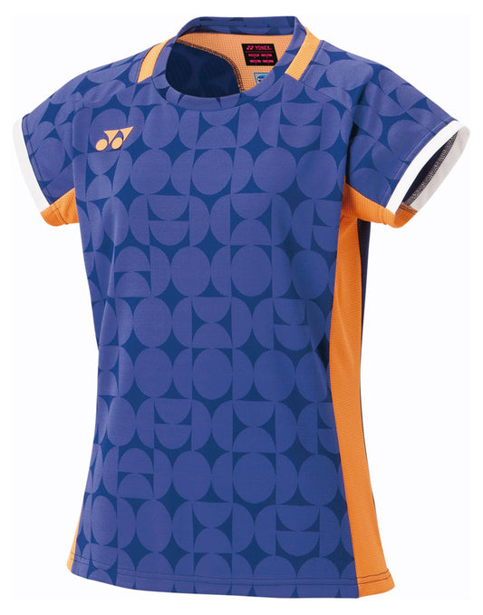 ウィメンズゲームシャツ レディース バドミントン 半袖シャツ トップス