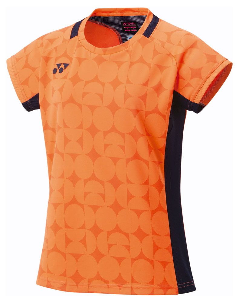 ウィメンズゲームシャツ レディース バドミントン 半袖シャツ トップス