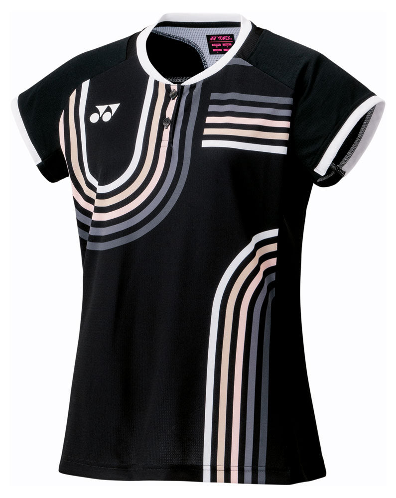 ウィメンズゲームシャツ レディース バドミントン 半袖シャツ トップス