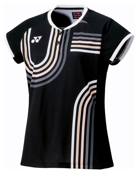 ウィメンズゲームシャツ レディース バドミントン 半袖シャツ トップス