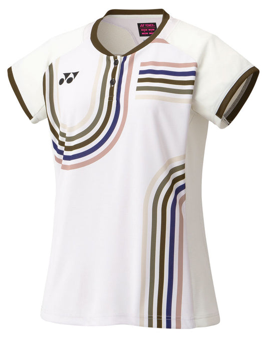 ウィメンズゲームシャツ レディース バドミントン 半袖シャツ トップス