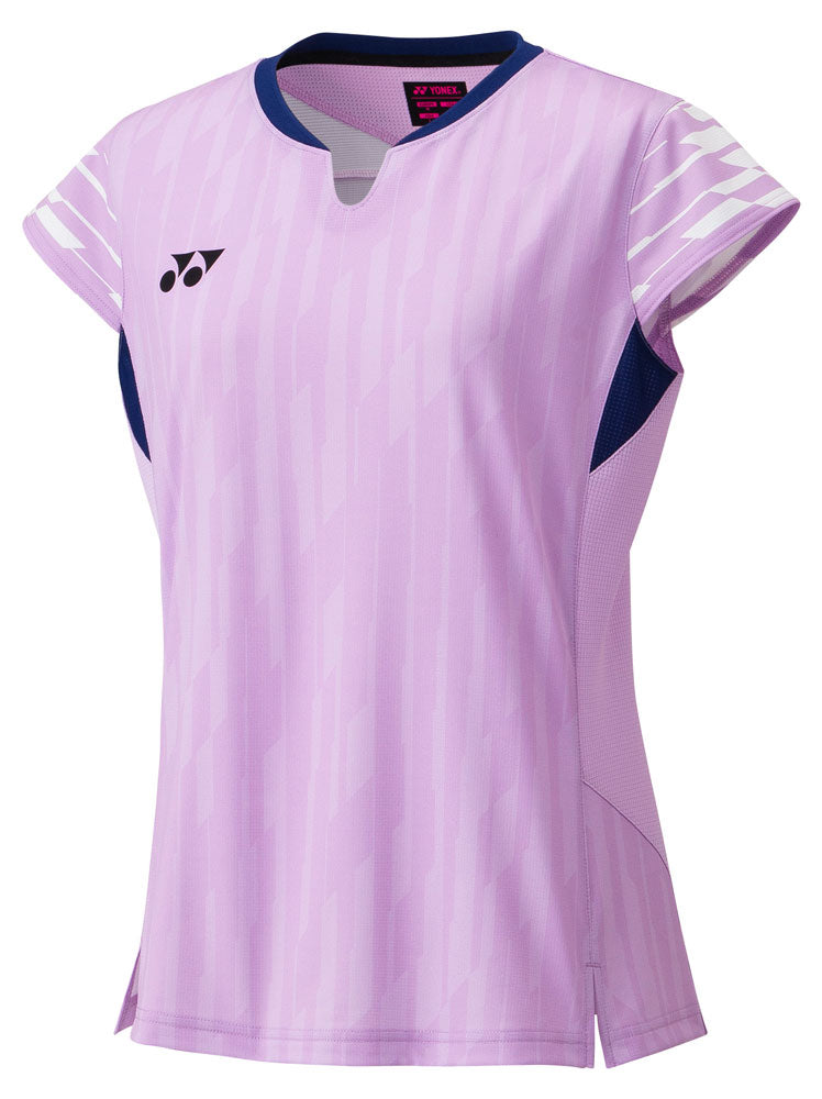 ウィメンズゲームシャツ レディース バドミントン 半袖シャツ トップス