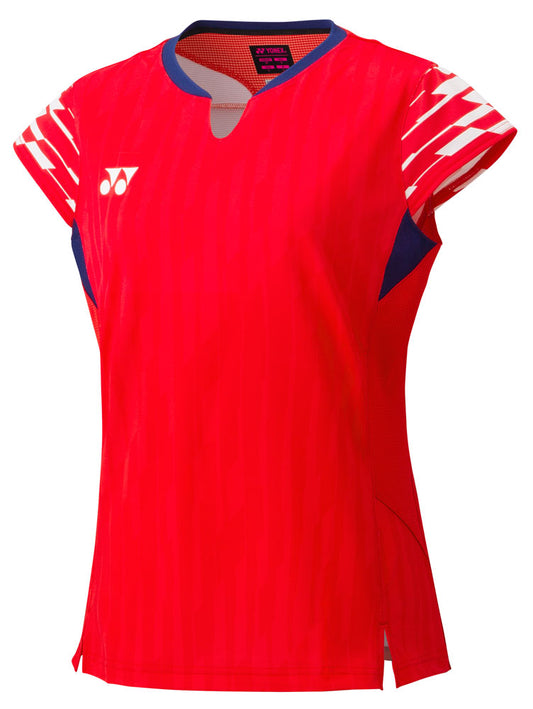 ウィメンズゲームシャツ レディース バドミントン 半袖シャツ トップス