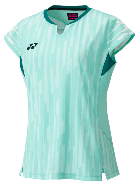 ウィメンズゲームシャツ レディース バドミントン 半袖シャツ トップス