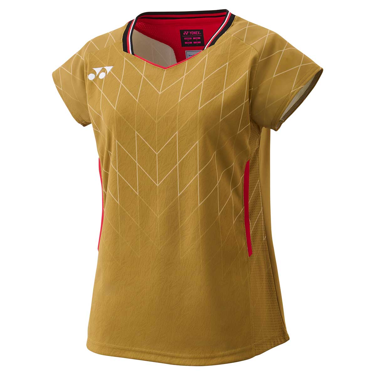 テニス・バドミントンウェア レディース  ウィメンズゲームシャツ(フィットシャツ)