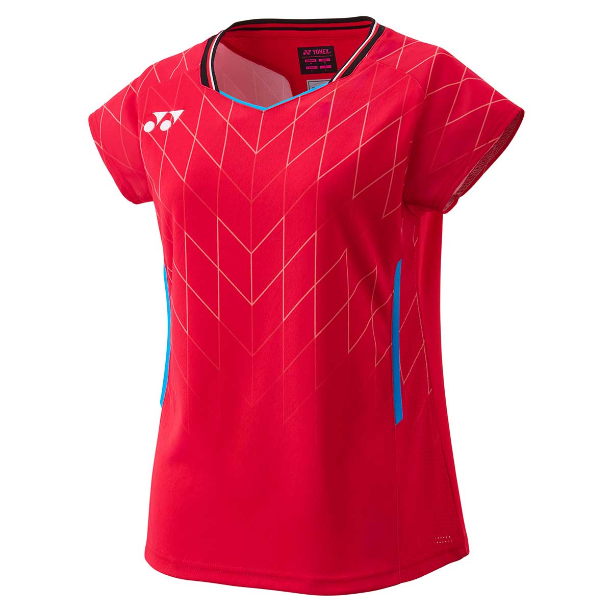 テニス・バドミントンウェア レディース  ウィメンズゲームシャツ(フィットシャツ)