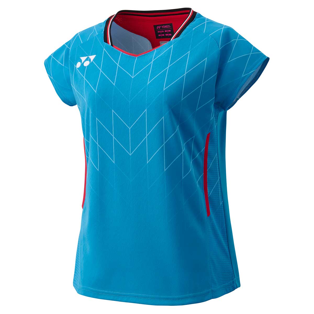 テニス・バドミントンウェア レディース  ウィメンズゲームシャツ(フィットシャツ)