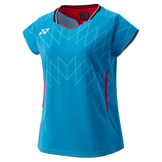 テニス・バドミントンウェア レディース  ウィメンズゲームシャツ(フィットシャツ)