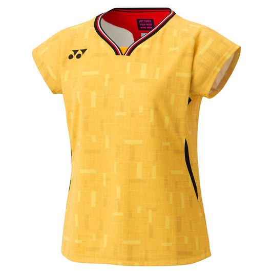 テニス・バドミントンウェア レディース  ウィメンズゲームシャツ(フィットシャツ)