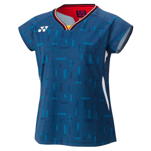 テニス・バドミントンウェア レディース  ウィメンズゲームシャツ(フィットシャツ)