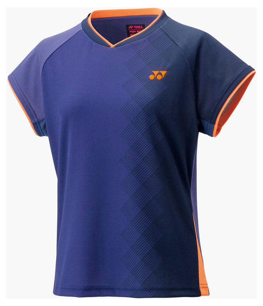 ウィメンズゲームシャツ レディース テニス バドミントン 半袖シャツ トップス