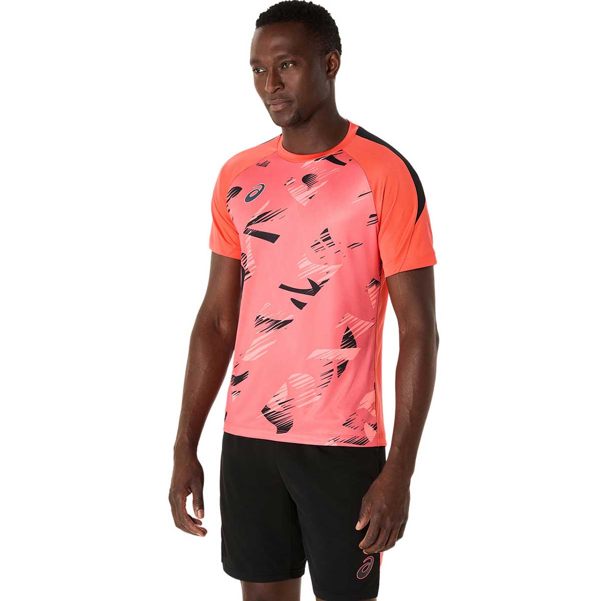 サッカー半袖トップス プラクティスグラフィック半袖シャツ メンズ 半袖シャツ プラシャツ