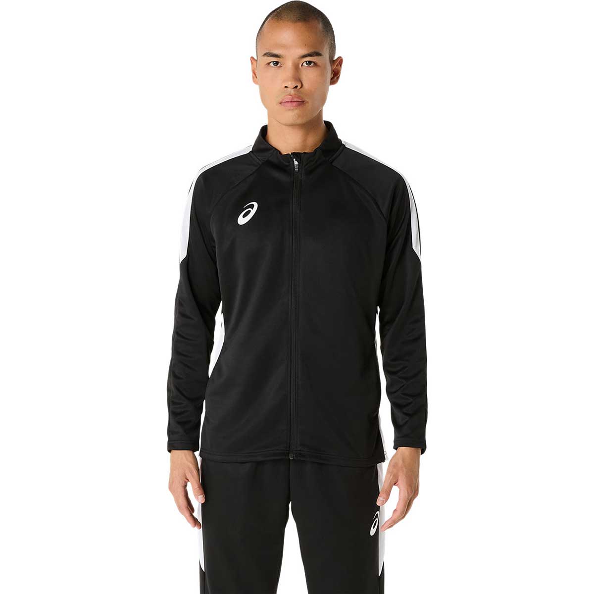 サッカー長袖フルジップ トレーニングスリムジャケット