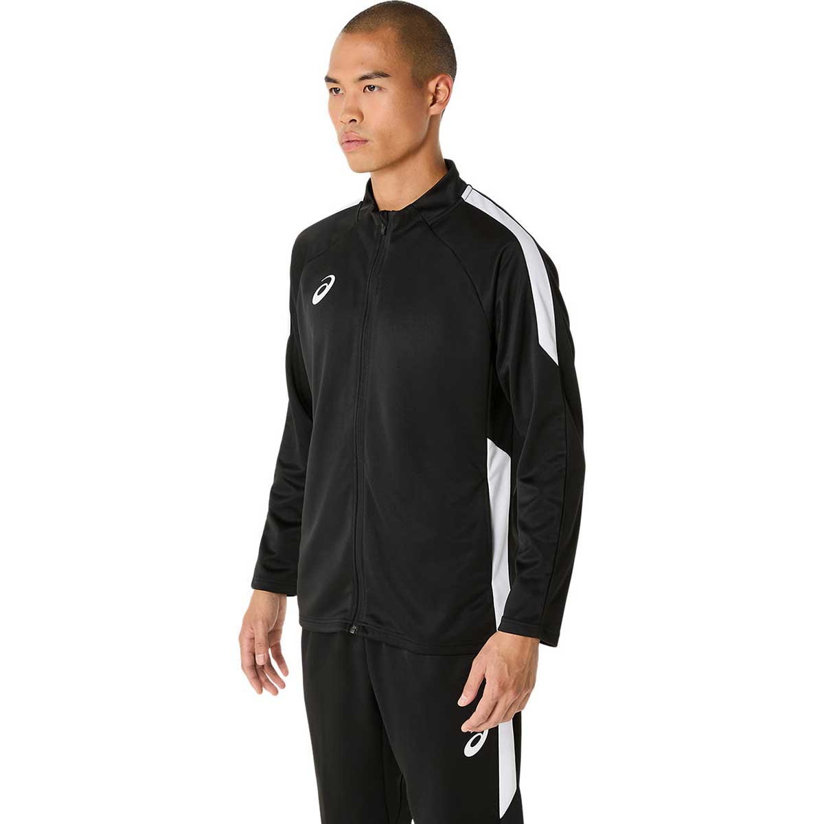 サッカー長袖フルジップ トレーニングスリムジャケット