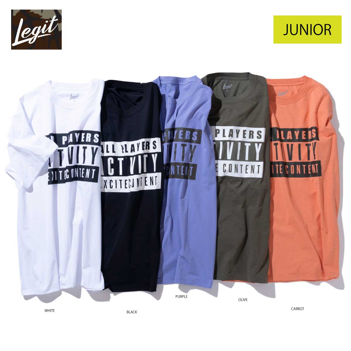 Junior ACTIVITY CONTENT Basketball shirt Short sleeve T-shirt