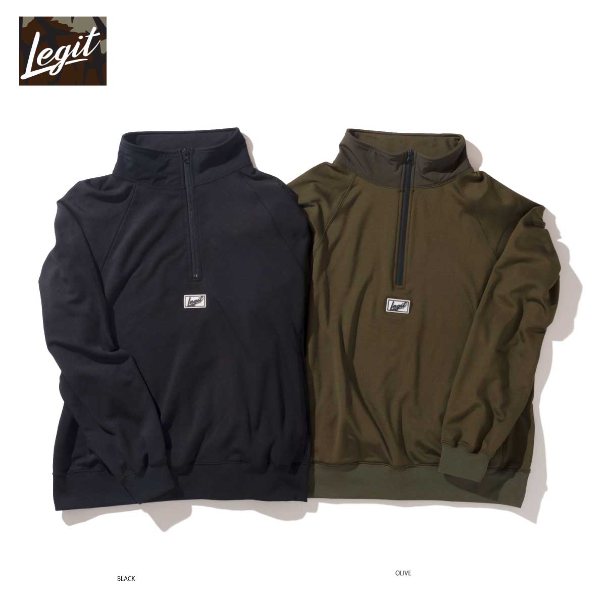 LUSTER FLEECE 1/2 ZIP ハーフジップ フリースジャケット