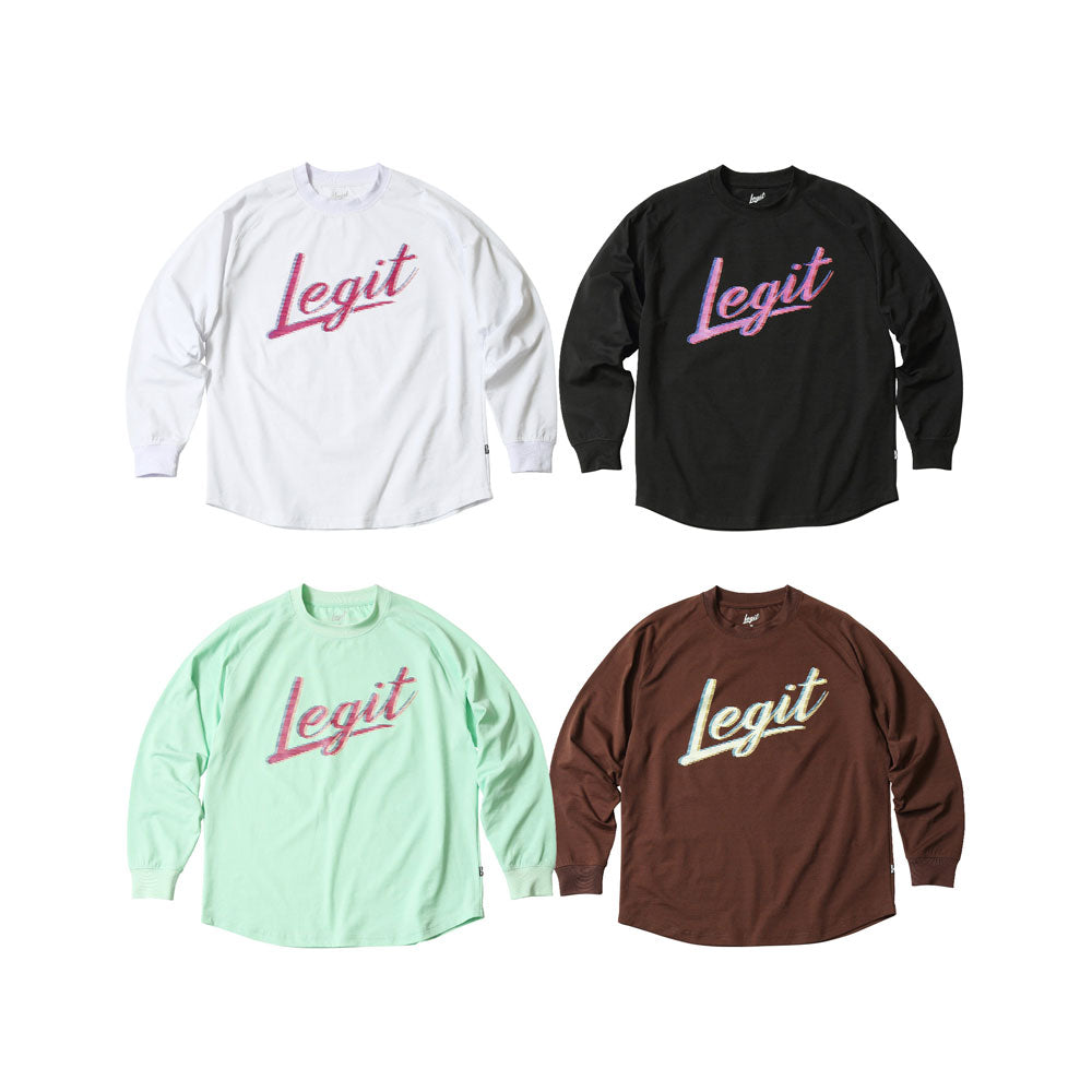 Illusion L/S TEE ジュニア バスケットボール 長袖Tシャツ トップス