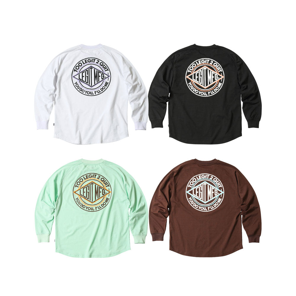 Hollow L/S TEE ジュニア バスケットボール 長袖Tシャツ ロンT トップス