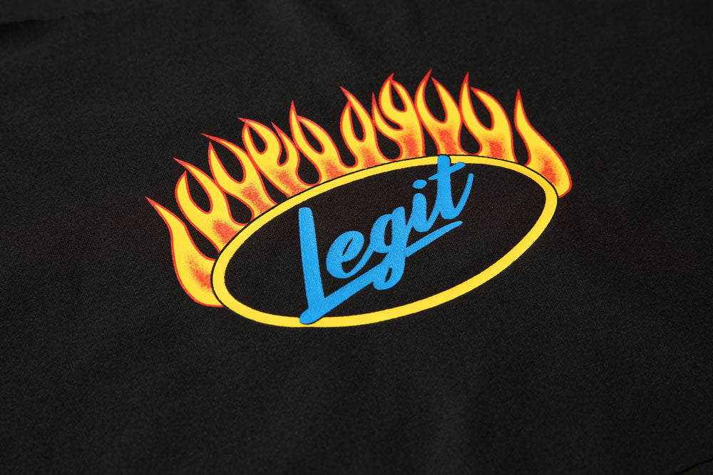 Flame L/S TEE ユニセックス バスケットボール 長袖Tシャツ ロングTシャツ