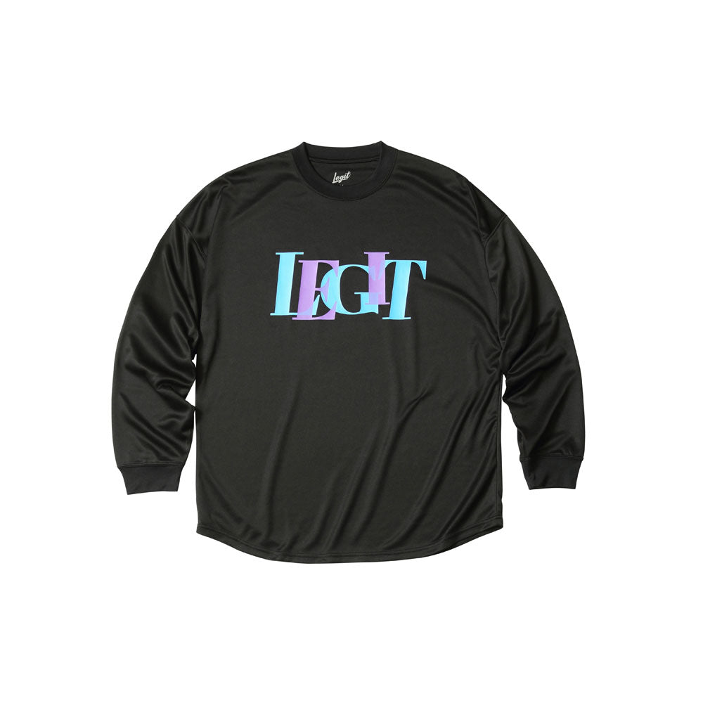 Overlap L/S TEE ジュニア バスケットボール 長袖Tシャツ ロンT トップス