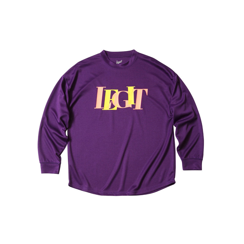 Overlap L/S TEE ジュニア バスケットボール 長袖Tシャツ ロンT トップス