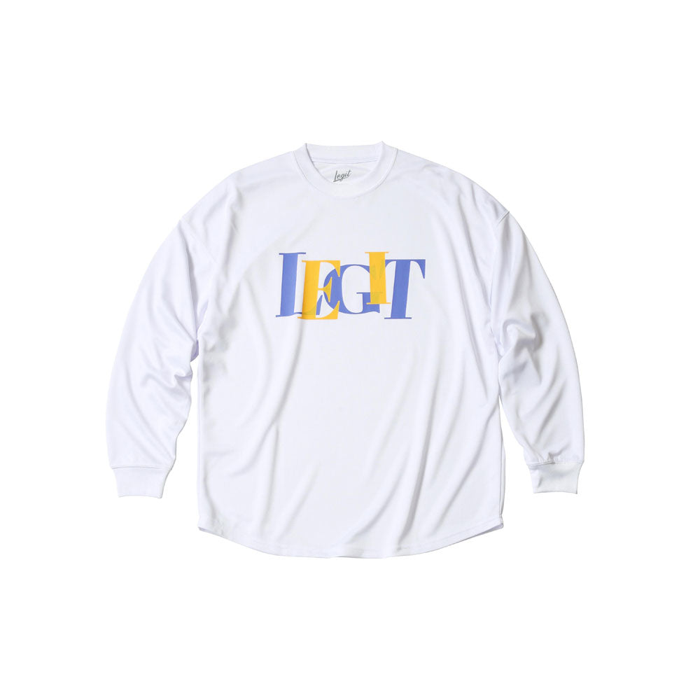 Overlap L/S TEE ジュニア バスケットボール 長袖Tシャツ ロンT トップス