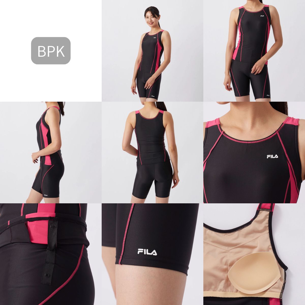 FILA レディース フィットネス水着 スイムウェア セパレーツ 水泳 タンキニ