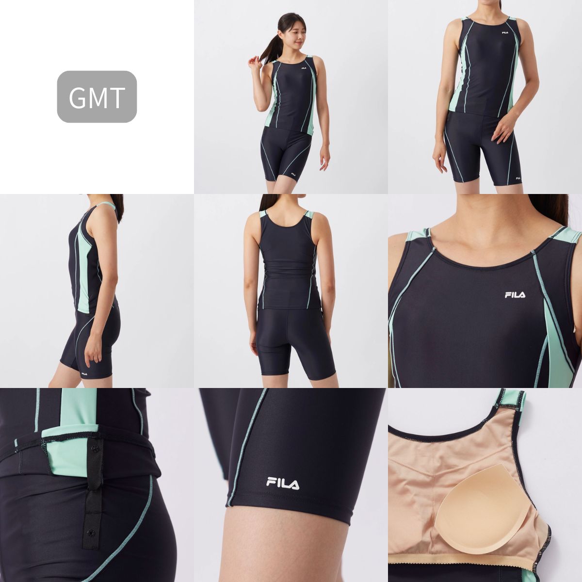 FILA レディース フィットネス水着 スイムウェア セパレーツ 水泳 タンキニ