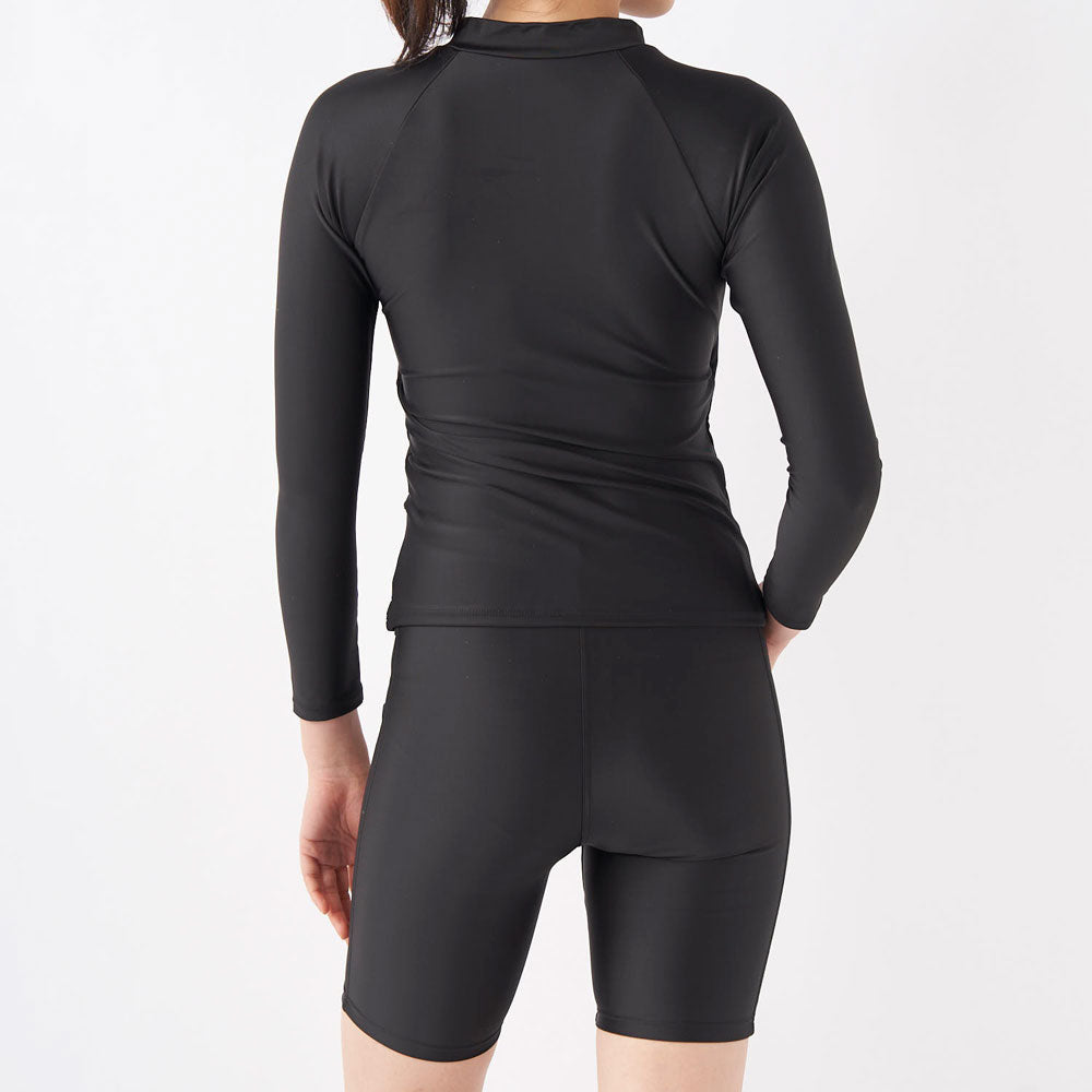 Women's long sleeve rash guard separate swimsuit set fitness swimsuit