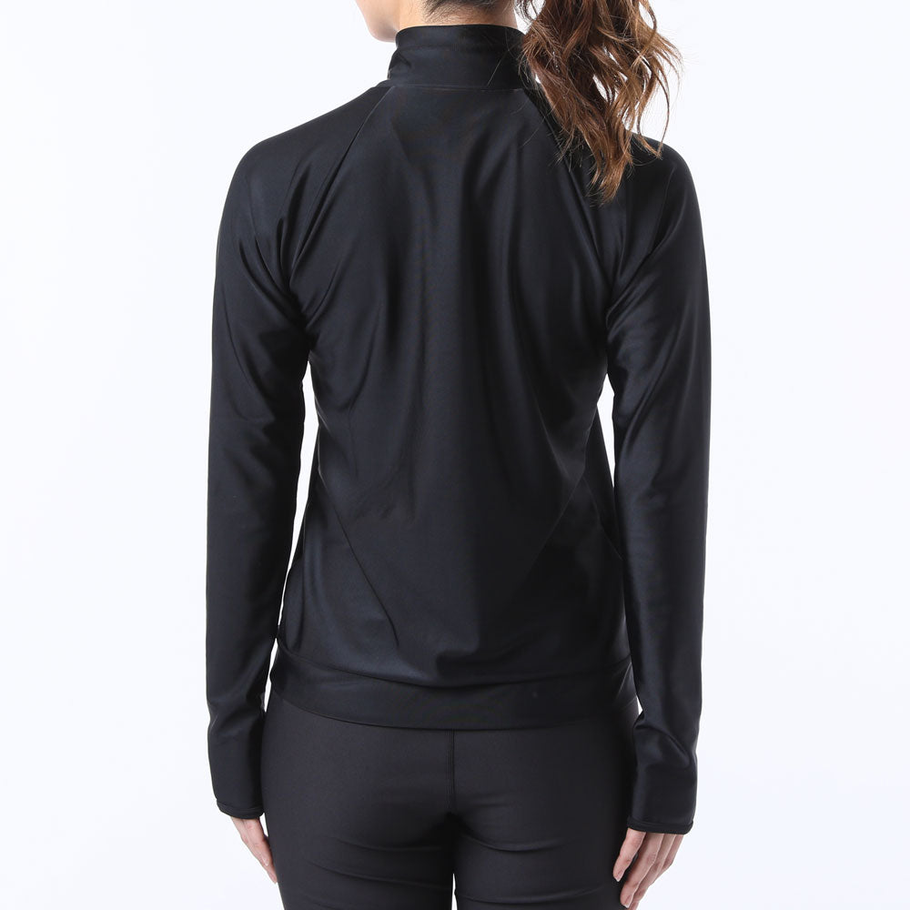 Women's Long Sleeve Rash Guard Long Sleeve Full Zip Swim Tops