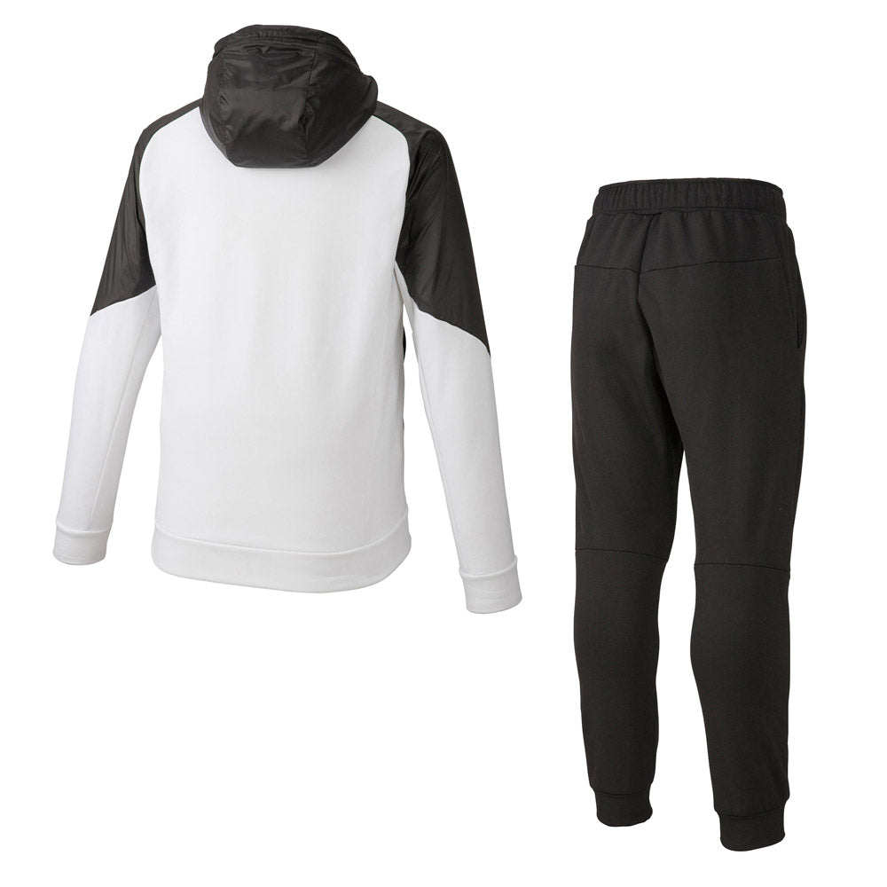 Stretch fleece heavy jacket and pants set for men, training wear