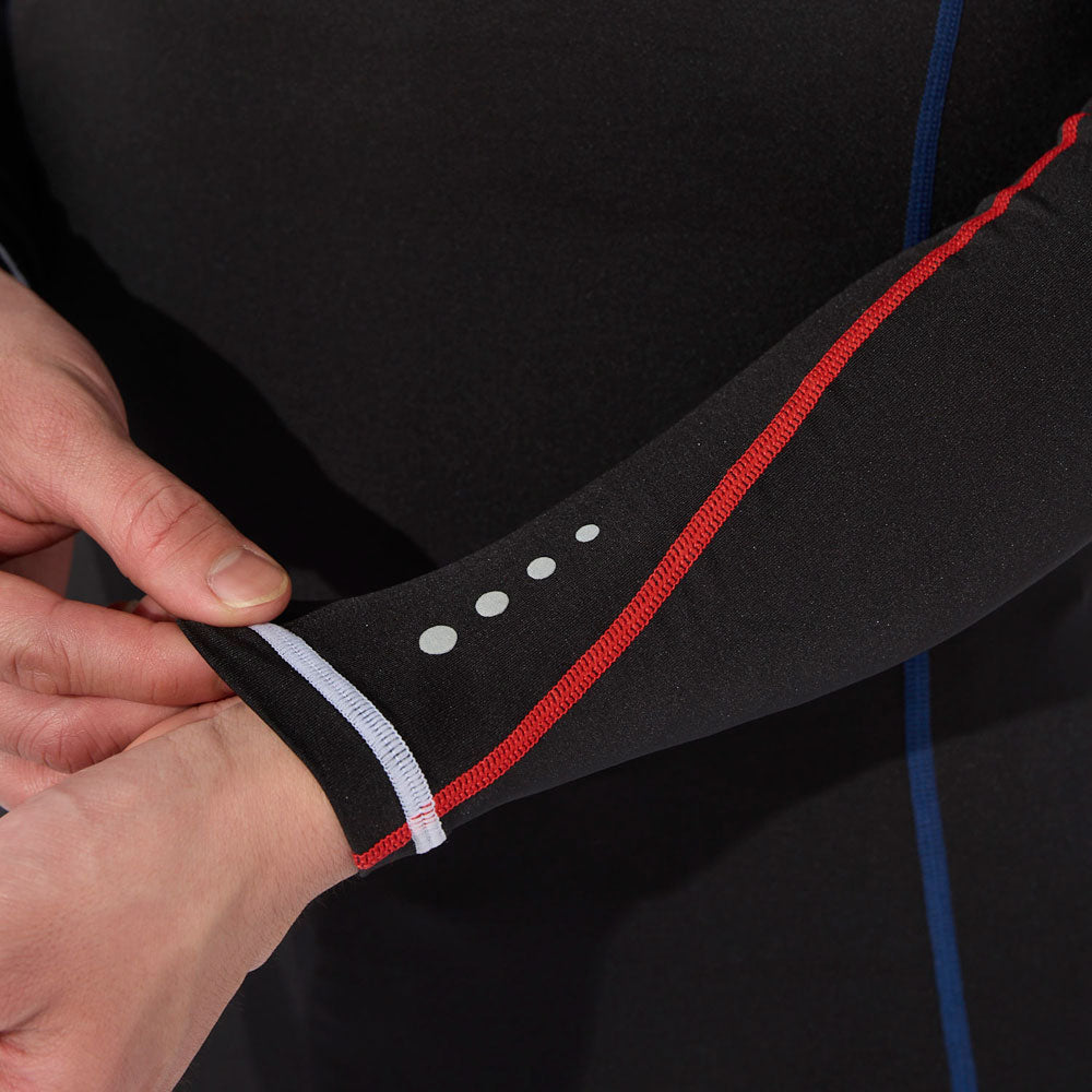 メンズ 長袖ハイネック コンプレッションウェア アンダーシャツ