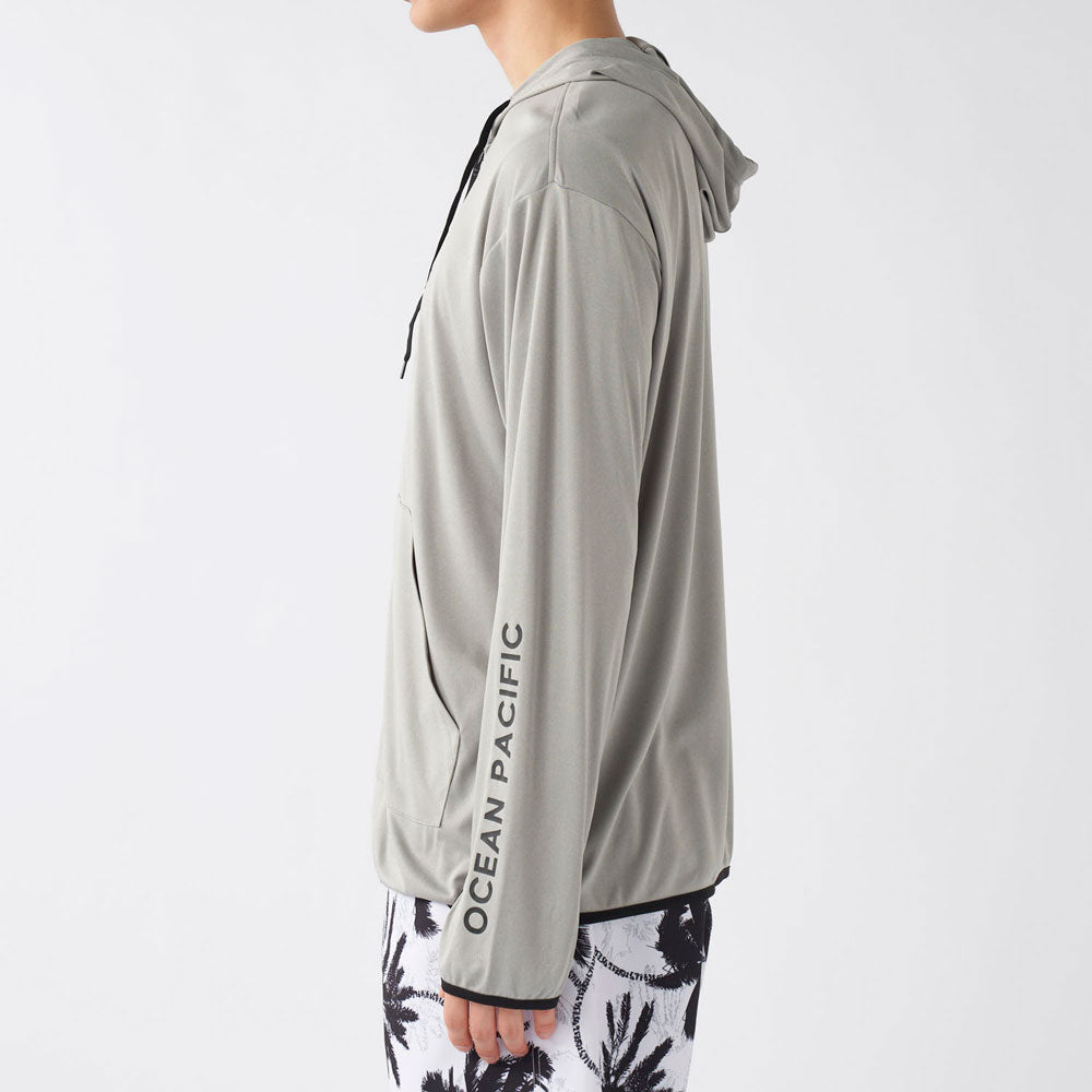 メンズ フルジップ ラッシュパーカー 長袖 ラッシュガード