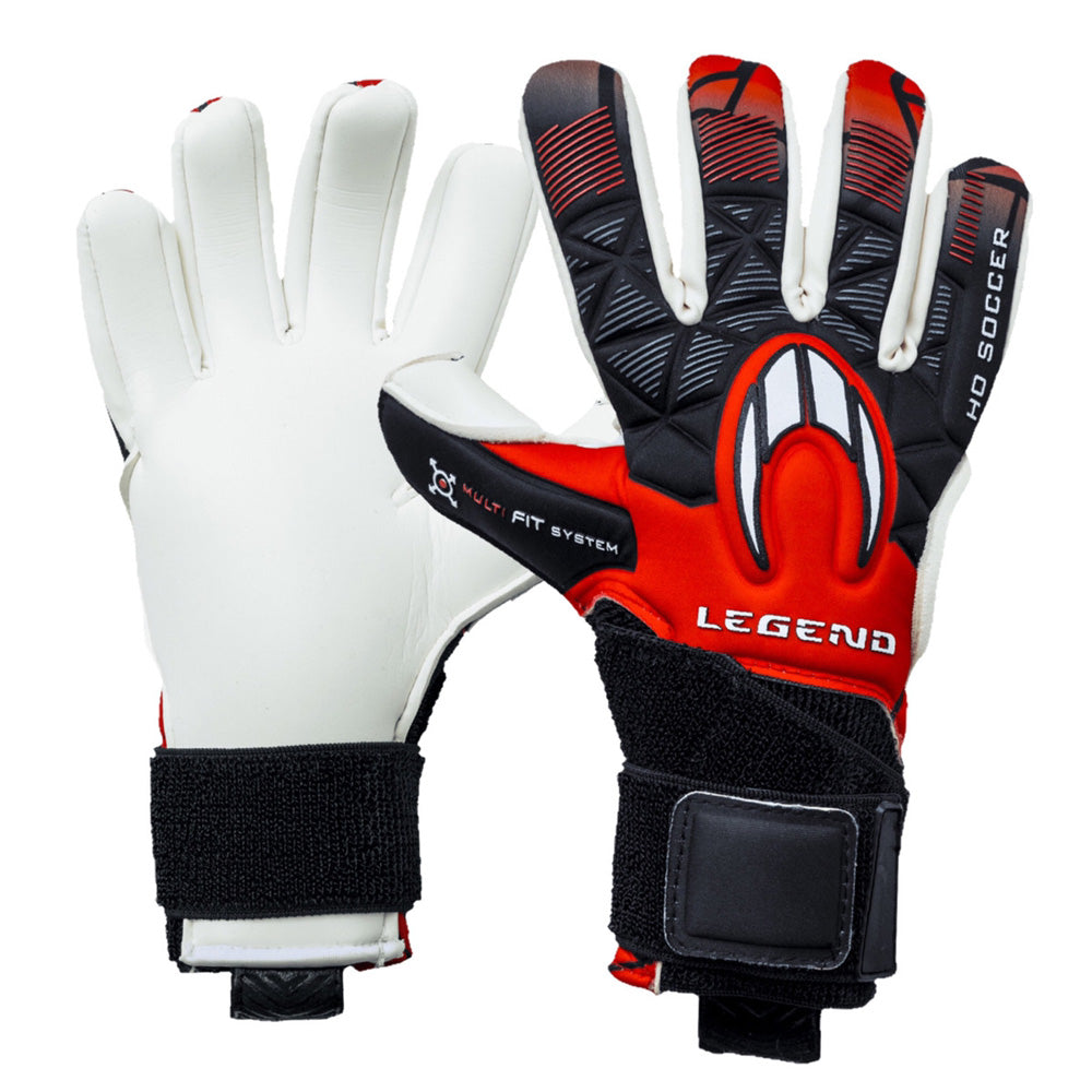 Legend Negative Nebula Red HOSOCCER Goalkeeper Gloves