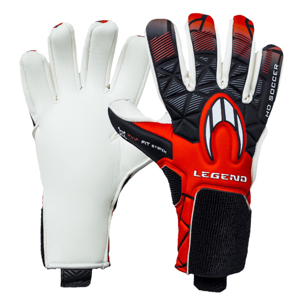 Legend Negative Nebula Red HOSOCCER Goalkeeper Gloves