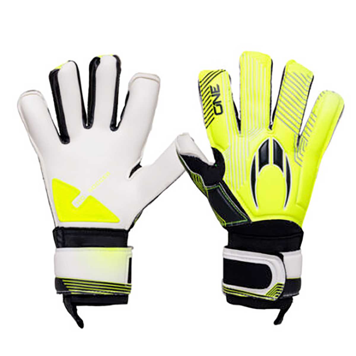 One Roll Negative Blade Lime Goalkeeper Gloves